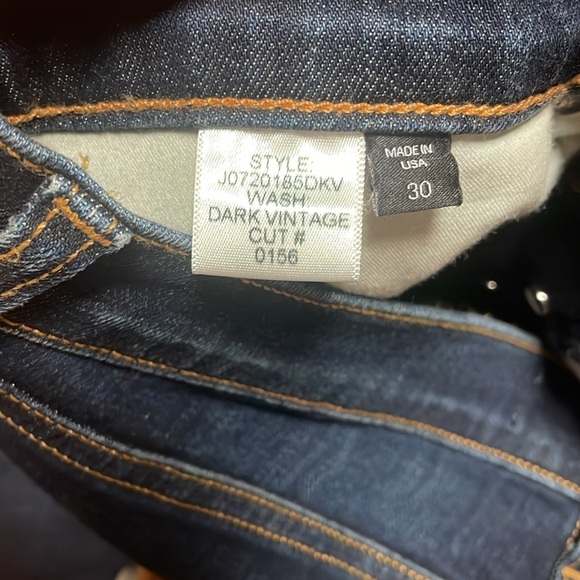 Veronica Beard Carolyn green Side Vent Button Fly 10" Baby Boot Jeans Women's 30 - Picture 4 of 9